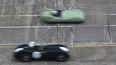 Coupes de Printemps 2013 - Lotus Eleven vert & Jaguar Type C vert