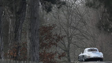 Coupes de Printemps 2013 - Mercedes 300 SL gris 3/4 arrière gauche