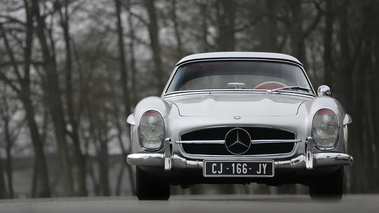 Coupes de Printemps 2013 - Mercedes 300 SL Roadster gris face avant