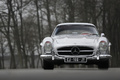 Coupes de Printemps 2013 - Mercedes 300 SL Roadster gris face avant