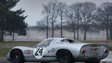 Coupes de Printemps 2013 - Porsche 910 gris 3/4 arrière gauche