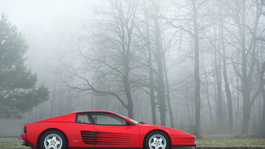 Coupes de Printemps 2015 - Ferrari Testarossa rouge profil