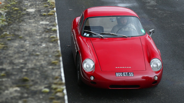 Coupes de Printemps 2015 - Porsche rouge face avant vue de haut