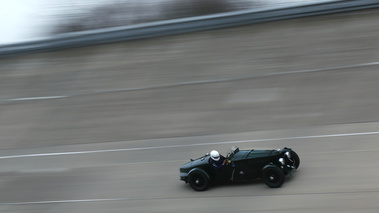 Coupes de Printemps 2016 - Aston Martin Ulster vert 3/4 avant droit filé