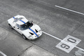 Coupes de Printemps 2016 - Ford GT40 blanc 3/4 avant droit vue de haut