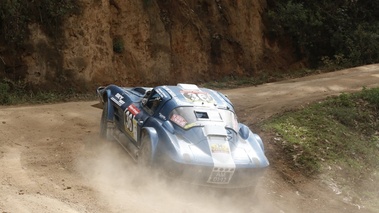 Chevy Corvette Stingray, bleu, action, 3-4 arg
