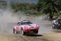 Porsche 911, rose, action 3-4 avd