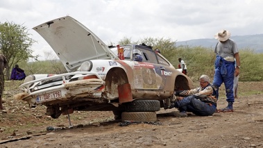 Grégoire De Mévius, Porsche 911, action, profil drt boue