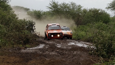 Jean-Michel Martin, Ford Escort, rouge, face