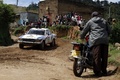 Mario Kravos, Mercedes 500 SL, action 3-4 avg, village