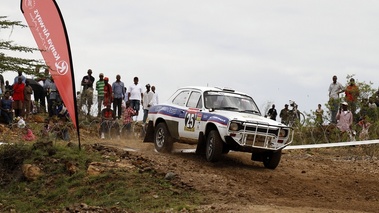 Mark Bentley, Ford Escort Mk1, blanche, action, 3-4 avd