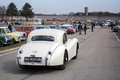 God Save The Car 2018 - Jaguar XK120 FHC blanc 3/4 arrière droit