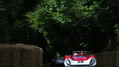 Goodwood Festival of Speed 2017 - Alfa Romeo 33-3 Le Mans rouge face avant