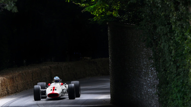 Goodwood Festival of Speed 2017 - ancienne F1 blanc face avant