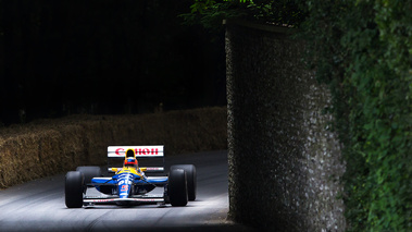 Goodwood Festival of Speed 2017 - ancienne F1 bleu face avant