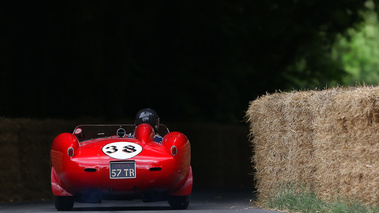 Goodwood Festival of Speed 2017 - Ferrari 250 Testa Rossa rouge face arrière