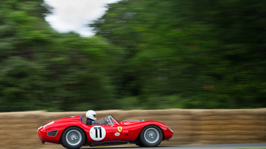 Goodwood Festival of Speed 2017 - Ferrari 250 Testa Rossa rouge filé