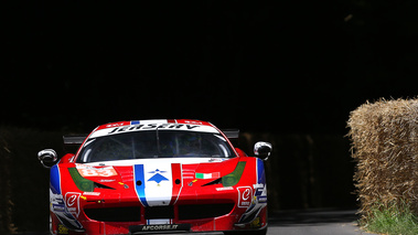 Goodwood Festival of Speed 2017 - Ferrari 458 GTE rouge face avant 2