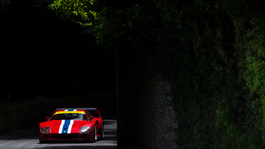 Goodwood Festival of Speed 2017 - Ferrari F40 LM rouge face avant 2