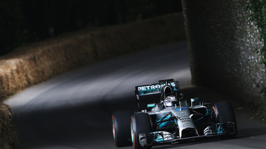 Goodwood Festival of Speed 2017 - Mercedes F1 3/4 avant droit penché