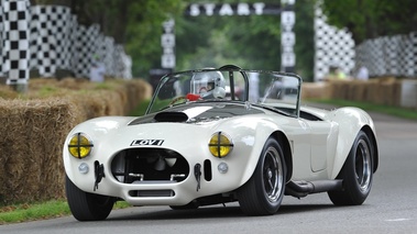 AC Cobra blanche, action 3-4 avg