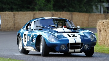 Ac Cobra Coupé, bleu, action face