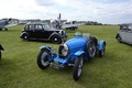 Goodwood Revival 2011 - Bugatti Type 35 bleu 3/4 avant gauche