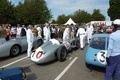 Goodwood Revival 2011 - Mercedes W196 gris 3/4 arrière droit