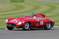 Goodwood Revival - Ferrari rouge, action 3-4 avg