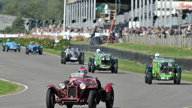 Alfa Romeo 6c, bordeau, action face