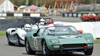 Ford GT40 Spider Targa Florio, verte, action 3-4 avd