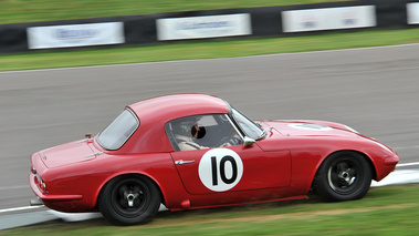 Lotus Elan, rouge, action profil drt