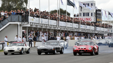 Starting Grid E Type, 250 GTO