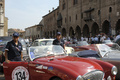 Austin Healey 100 BN, rouge, 3-4 avd