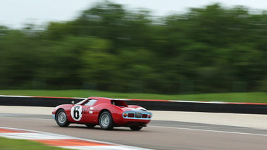 Grand Prix de l'Age d'Or 2016 - Ferrari 250 LM rouge 3/4 arrière gauche filé