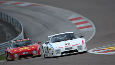 Grand Prix de l'Age d'Or 2016 - Ferrari 512 BB LM blanc 3/4 avant droit