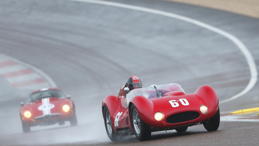 Grand Prix de l'Age d'Or 2016 - Maserati Tipo 61 Birdcage rouge 3/4 avant droit