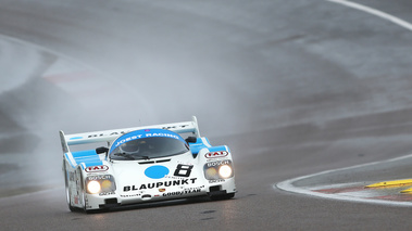 Grand Prix de l'Age d'Or 2016 - Porsche 962C blanc 3/4 avant droit