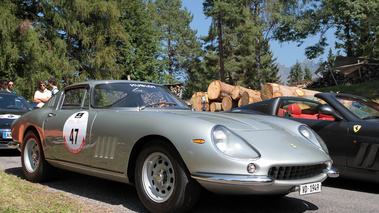 Grand Prix de Montreux 2012 - Ferrari 275 GTB gris 3/4 avant droit