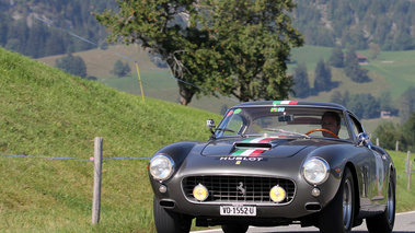 Grand Prix de Motnreux 2012 - Ferrari 250 GTB SWB anthracite 3/4 avant gauche