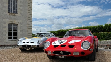 GTO Tour 2012 - Ferrari 250 GTO rouge & gris face avant