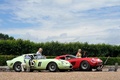 GTO Tour 2012 - Ferrari 250 GTO vert & rouge 3/4 avant droit