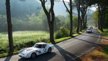 GTO Tour 2017 - Ferrari 250 GTO blanc 3/4 avant gauche 3