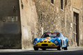 GTO Tour 2017 - Ferrari 250 GTO bleu/jaune 3/4 avant gauche