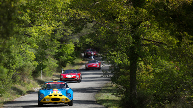 GTO Tour 2017 - Ferrari 250 GTO bleu/jaune face avant