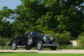 Hampton Court Palace Concours of Elegance 2017 - ancienne noir 3/4 avant droit filé