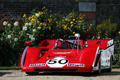 Hampton Court Palace Concours of Elegance 2017 - ancienne rouge 3/4 avant gauche