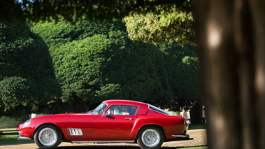 Hampton Court Palace Concours of Elegance 2017 - Ferrari 250 GT LWB Berlinetta TDF rouge profil