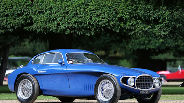 Hampton Court Palace Concours of Elegance 2017 - Osca MT4 Vignale bleu 3/4 avant droit