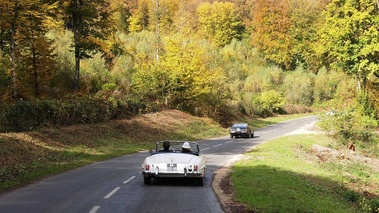 Journées d'Automne 2012 - Mercedes 190 SL blanc face arrière